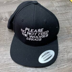 embroidered streetwear snapback hat